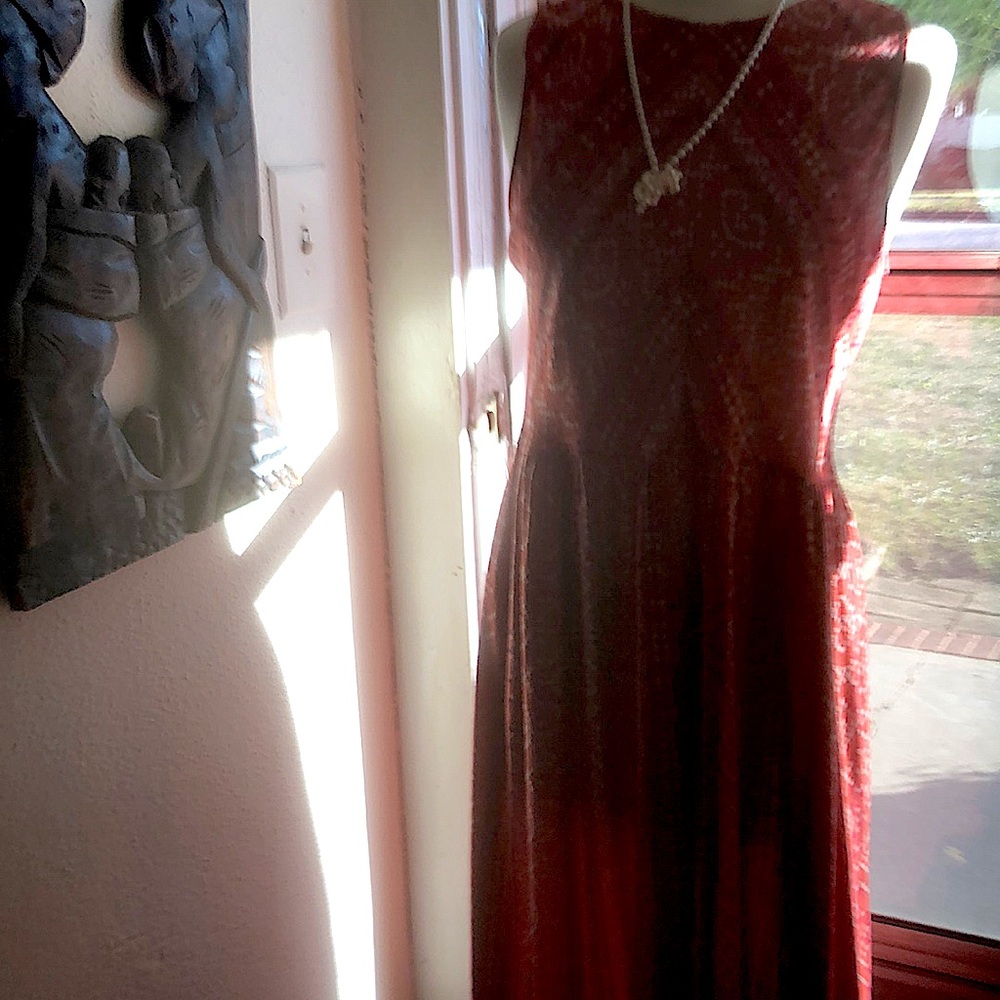 A maxi dress